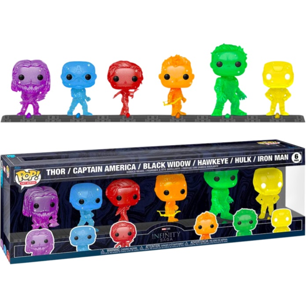 Funko Pop - Infinity Saga - Thor / Captain America / Black Widow / Hawkeye / Hulk / Iron Man - 6 pack