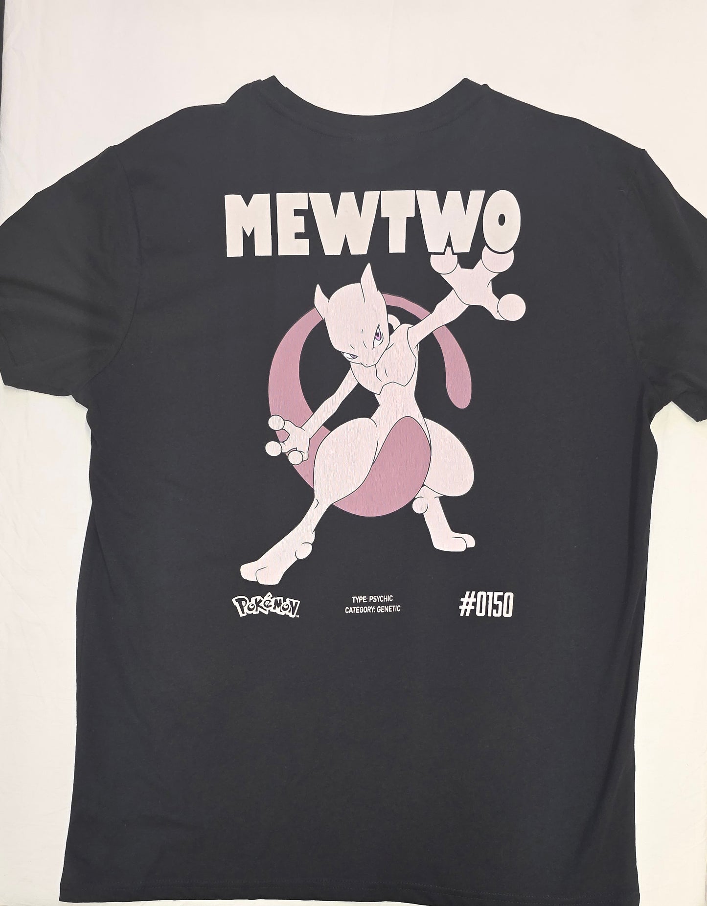 T-Shirt - Pokèmon - MEWTWO - Taglia XL Nero
