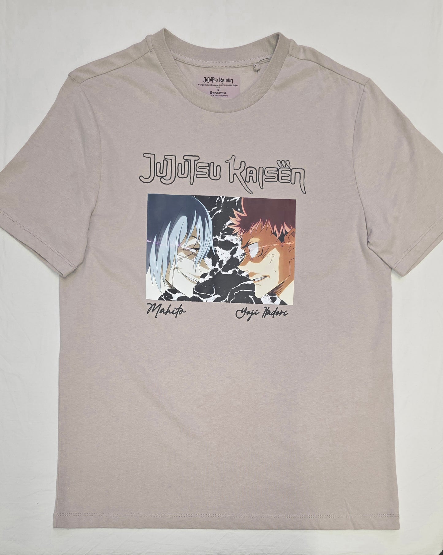 T-Shirt - JUJUTSU KAISEN - Mahito & Itadori - Taglia XL - Sabbia