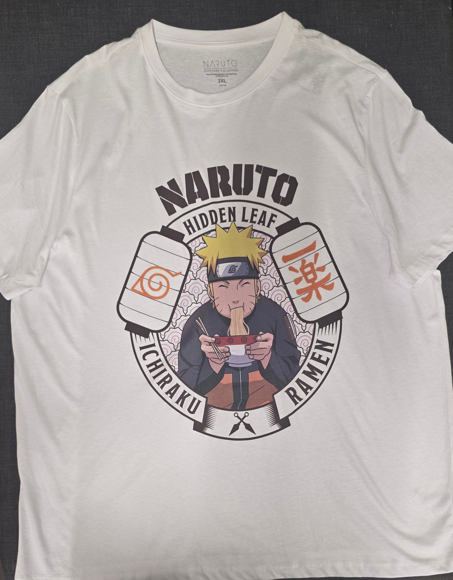 T-Shirt - NARUTO - Naruto Ramen - Taglia XL - Bianca