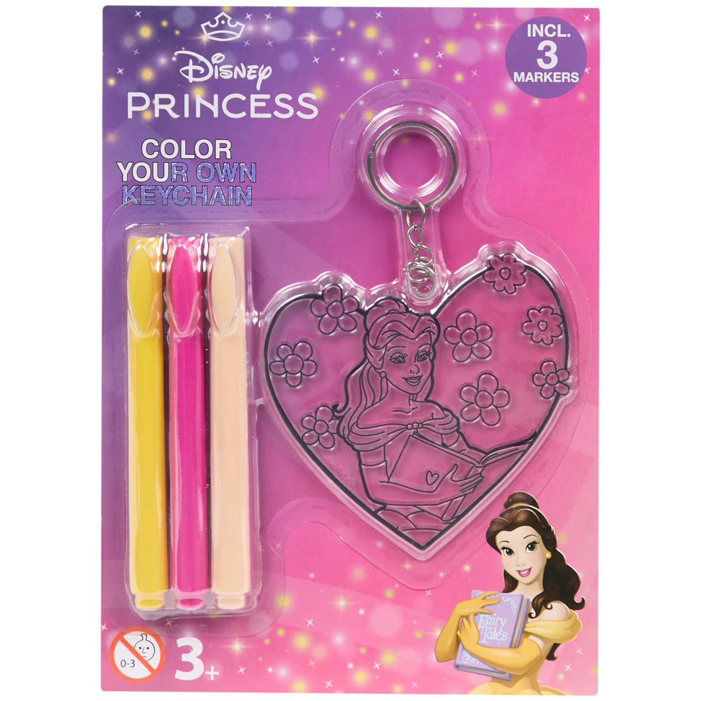 DISNEY PRINCESS - Portachiavi da Colorare