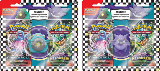 Pokemon - Blister con gomma - ITA