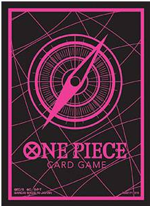 One Piece Card Game - Official Card Sleeve 6 - 1 Pink e Black