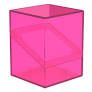 Ultimate Guard - CLEAR DECK BOX - (120+ CARDS) FUCSIA