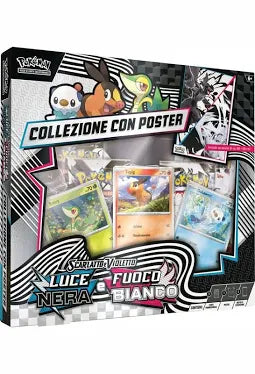 Pokemon - Collezione con Poster - Luce Nera e Fuoco Bianco - ITA