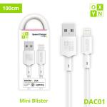 OXYN - Cavo USB + Lightning - 100 cm