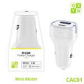 OXYN - Caricabatterie Auto - USB + USB C