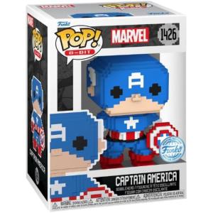 FUNKO POP 8 BIT - MARVEL - CAPTAIN AMERICA 1426 Spedial Edition