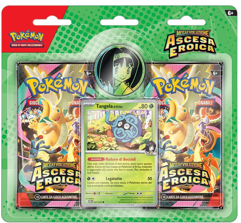 Pokemon - Blister MegaEvoluzione Ascesa Eroica - Ubaldo & Erika - ITA
