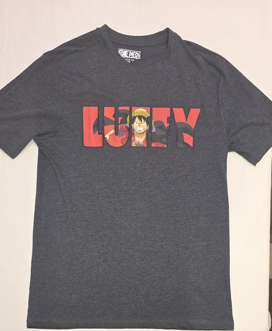 T-Shirt - ONE PIECE - LUFFY - Taglia S GRIGIA