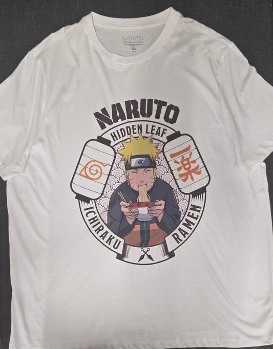 T-Shirt - NARUTO - Naruto Ramen - Taglia XL - Bianca