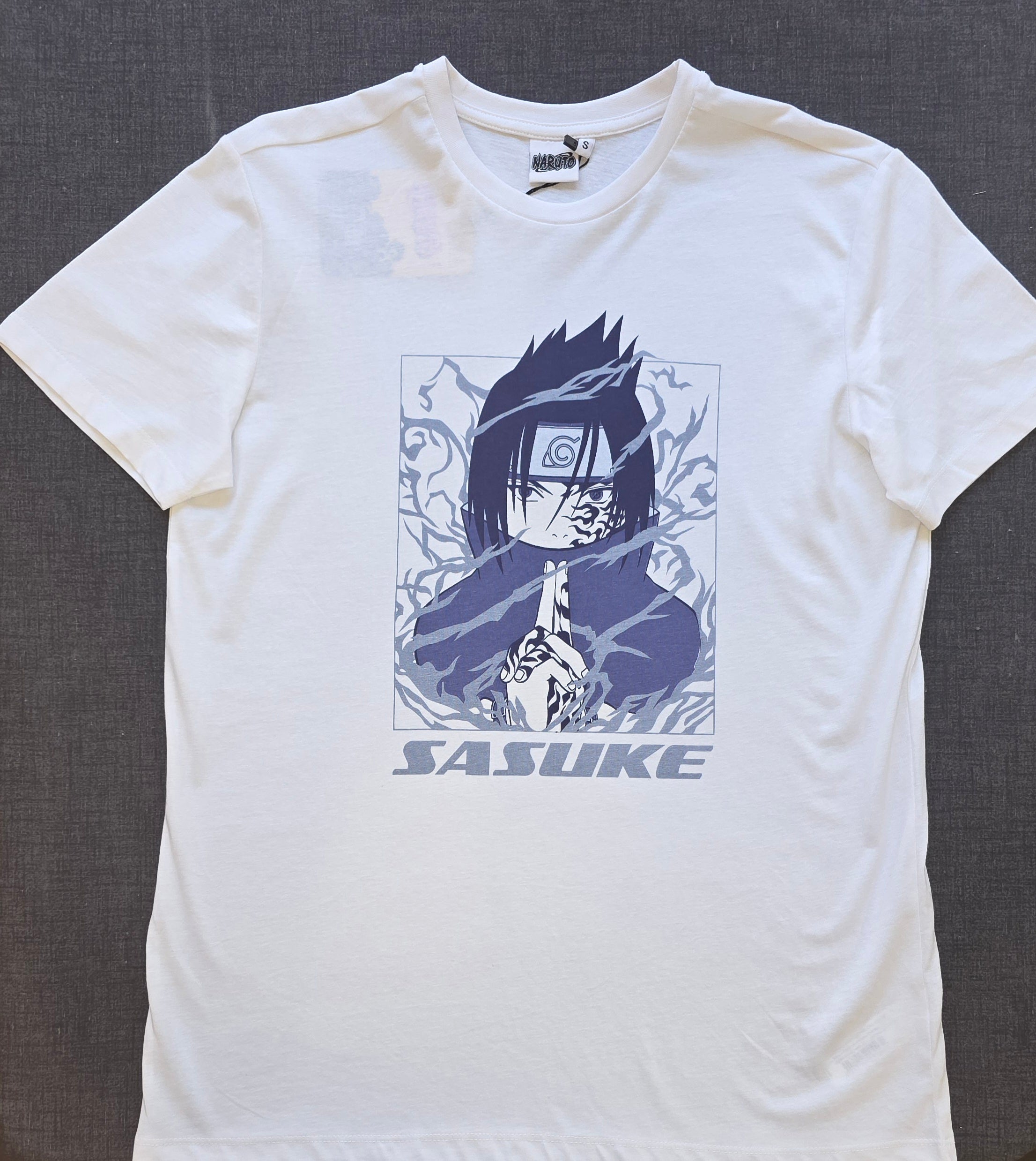T-Shirt - NARUTO - Sasuke - Taglia S - Bianca