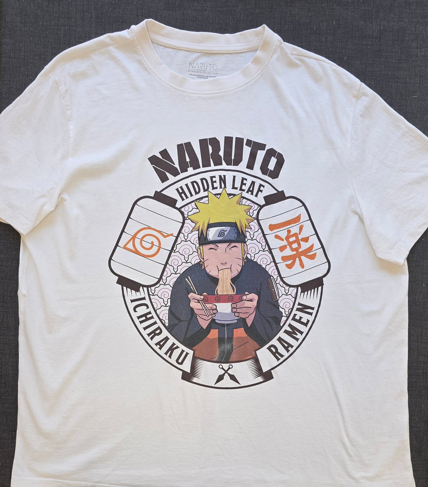 T-Shirt - NARUTO - Naruto Ramen - Taglia XXL - Bianca