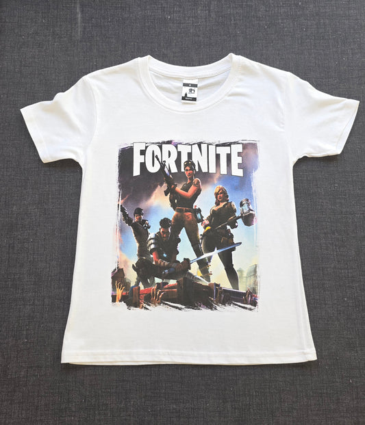 T-Shirt - TH CLOTHES - FORTNITE  - Taglia M Bianca