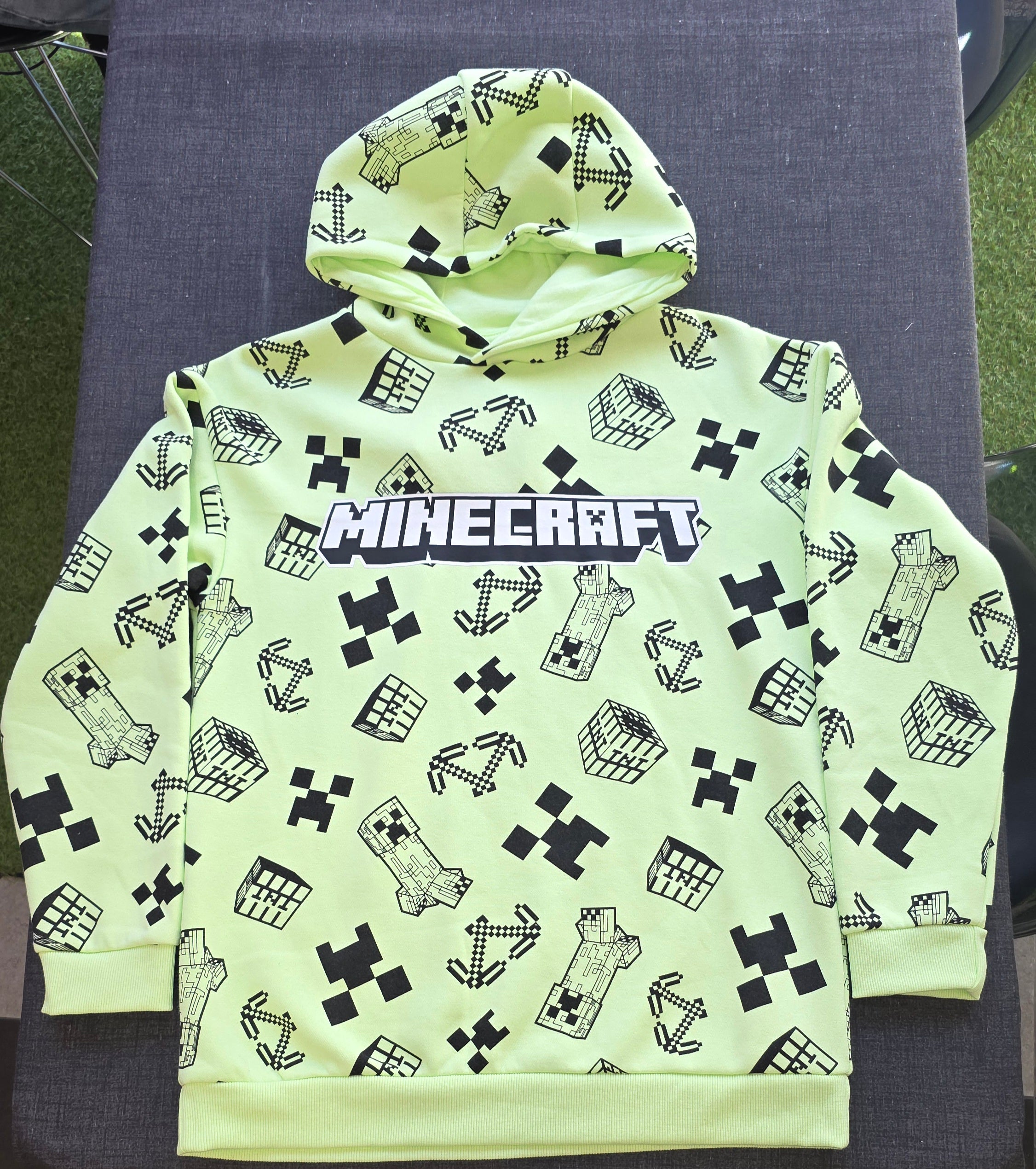 FELPA Bimbo - MINECRAFT Yellow - 13 / 14 Anni