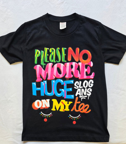 T-Shirt Bimbo - Thanabat - Please No More Huge - Taglia S Nera