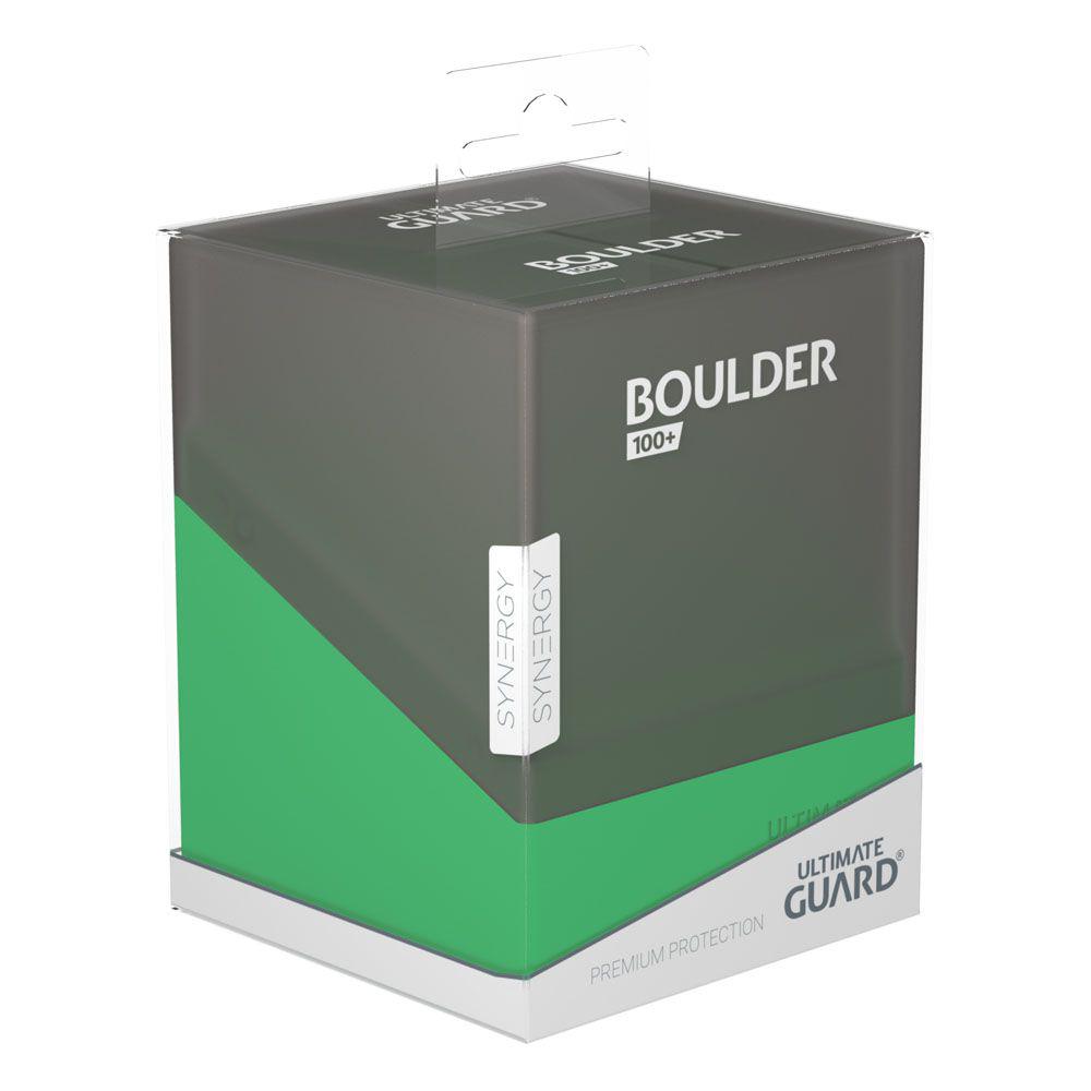 Ultimate Guard - SOLID DECK BOX - (120+ CARDS) Black/Green
