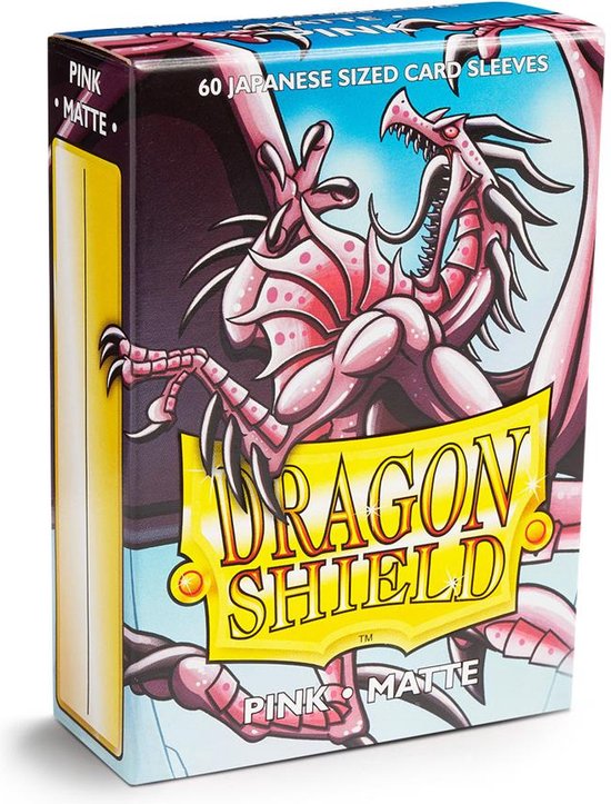 Dragon Shield - Japanese Size - PINK MATTE (60 Bustine)