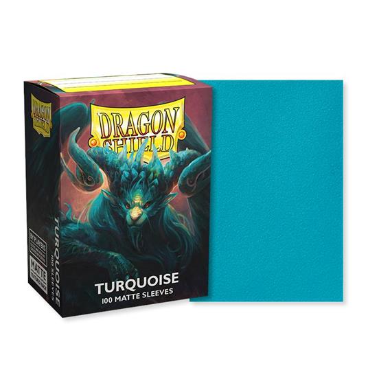 Dragon Shield - Standard - TURQUOISE Matte (100 Bustine)