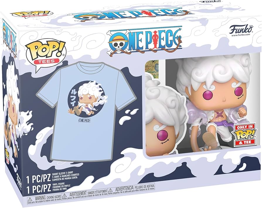 Funko Pop - One Piece - 1607 LUFFY GEAR FIVE Exclusive Pop & Tee con t-shirt XL