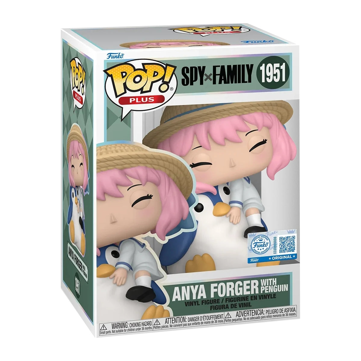 Funko Pop - SPYxFAMILY - Plus - Anya Forger whit Penguin 1951