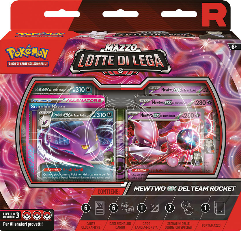 Pokemon - Mazzo Lotte Di Lega - Mewtwo Ex del Team Rocket - ITA