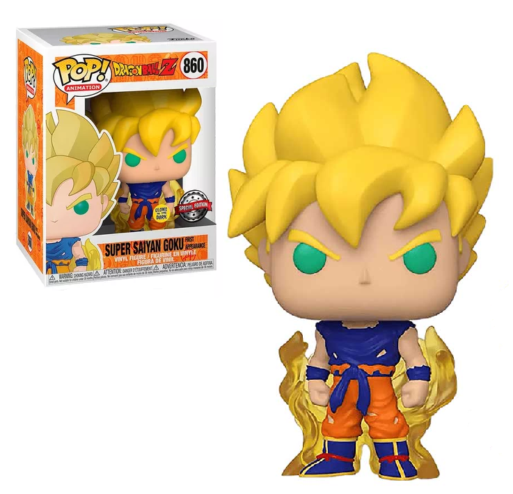 Funko Pop - DRAGON BALL - 860 SUPER SAIYAN GOKU - Special Edition - GLOW IN THE DARK