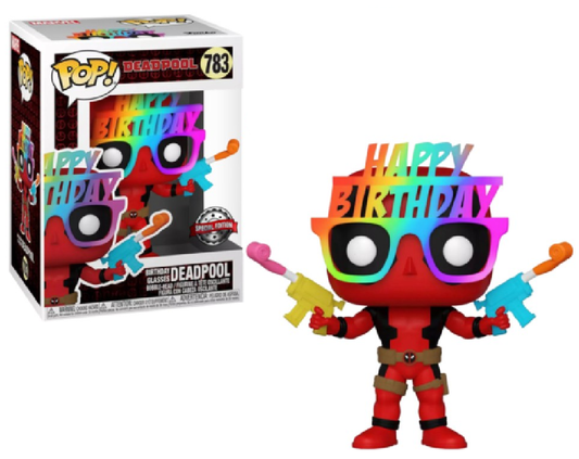 Funko Pop - DEADPOOL - 783 Birthday Glasses Deadpool