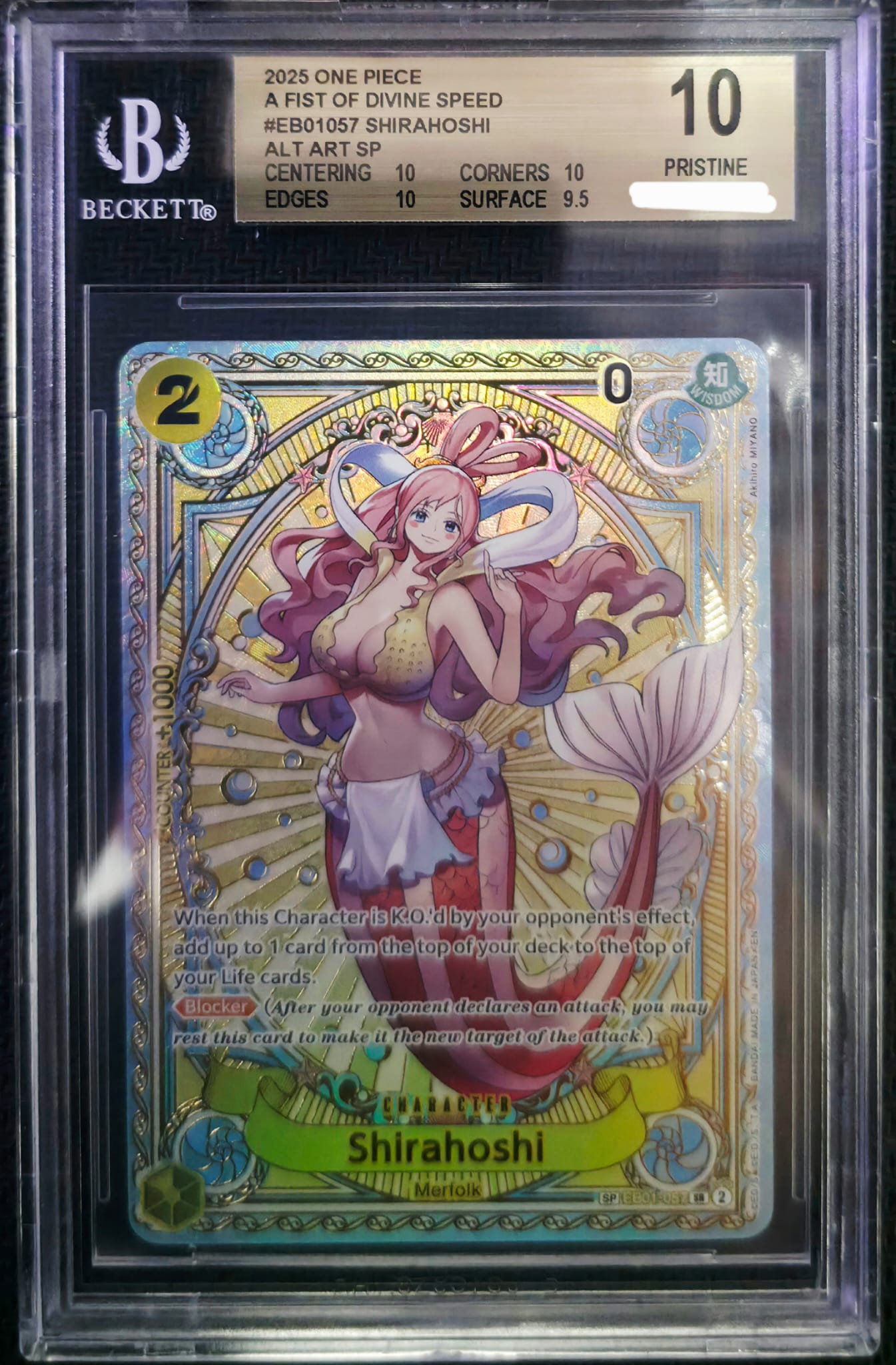 One Piece - Shirahoshi - EB01-057 - SP MOSAICO OP11 - ENG - BECKETT 10