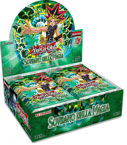 Yu-Gi-Oh! Sovrano della Magia 25° Anniversario Box da 24 Buste – ITALIANO