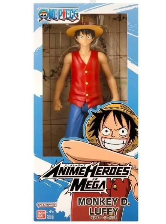 Bandai - ONE PIECE - MONKEY D. LUFFY - Anime Heroes Mega