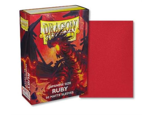 Dragon Shield - Japanese Size - Ruby MATTE - (60 Bustine)