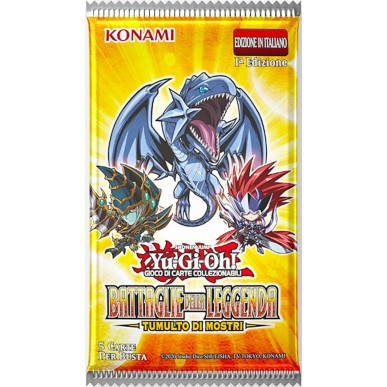 Yu-Gi-Oh - BATTAGLIE DELLA LEGGENDA - TUMULTO DI MOSTRI - Bustine Singole ITA