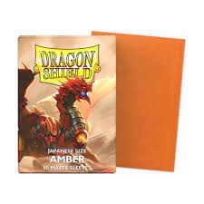 Dragon Shield - Japanese Size - Amber Matte (60 Bustine)