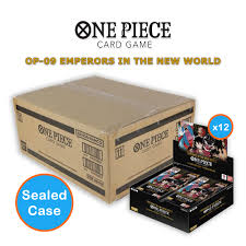 One Piece Card Game -  OP09 EMPERORS IN THE NEW WORLD - SEALED BOOSTER BOX CASE (12 BOX) ENG