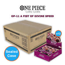 One Piece Card Game -  OP11 FIST OF DIVINE SPEED - SEALED BOOSTER BOX CASE (12 BOX) ENG