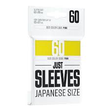 Gamegenic Just Sleeve - Japanese size Card Sleeves - GIALLO (60 Sleeves)