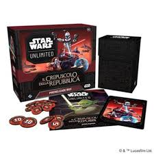Star Wars Unlimited - Pre release kit - Il Crepuscolo Della Repubblica