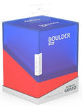 Ultimate Guard - SOLID DECK BOX - (120+ CARDS) Blue/Red