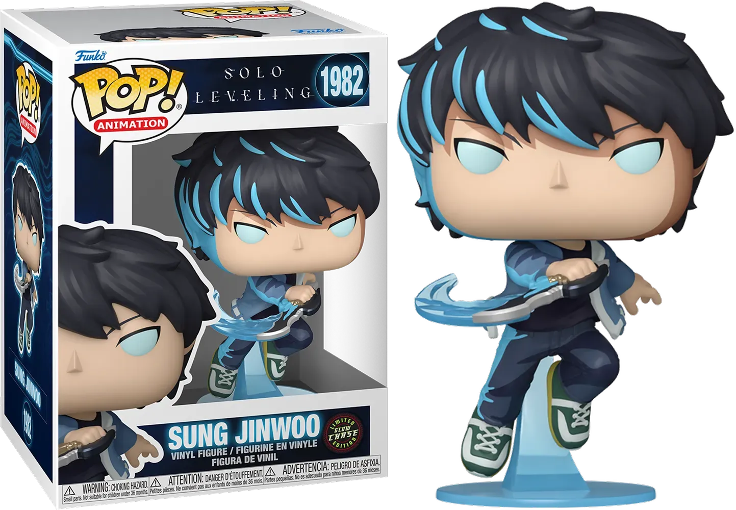 Funko Pop - SOLO LEVELING - SUNG JINWOO 1982 - GLOW CHASE - LIMITED EDITION