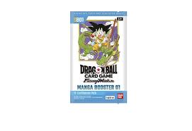 Dragon Ball Super Card Game - Fusion World SB01 - MANGA BOOSTER 01 - bustina sigola - ENG