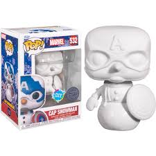 Funko Pop - Marvel - 532 CAP SNOWMAN - SPECIAL EDITION