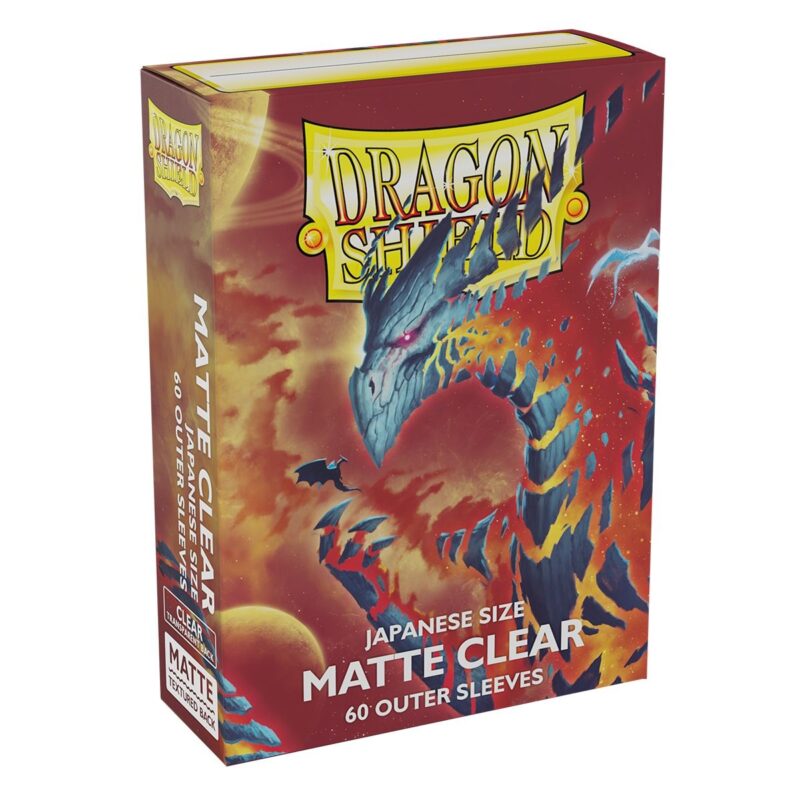 Dragon Shield - Japanese Size - MATTE CLEAR - (60 Outer sleeves)