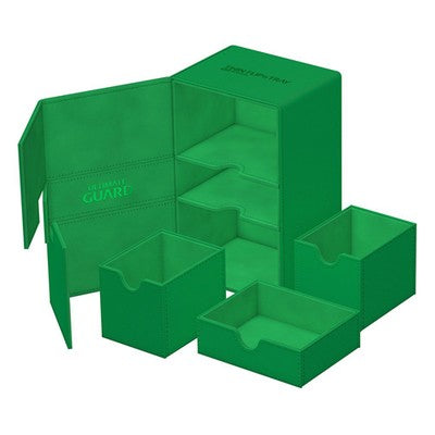 Ultimate Guard - Deck Box - Twin Flip'n'Tray 160+ Xenoskin - Green