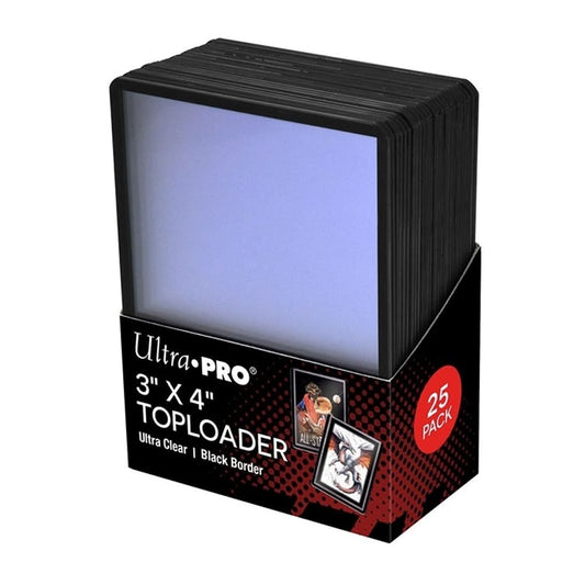 Ultra Pro - Premium Toploader - Black Border (25 Pezzi)