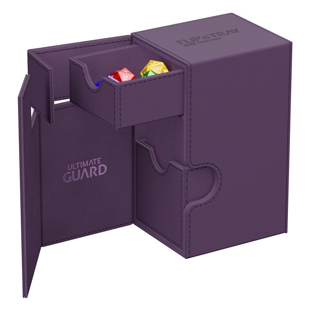 Ultimate Guard - Deck Box - Flip'n'Tray 80+ Xenoskin - Purple