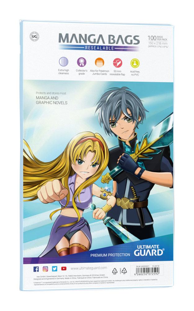 Ultimate Guard - Manga Bag - 100 bag - 150x218 mm
